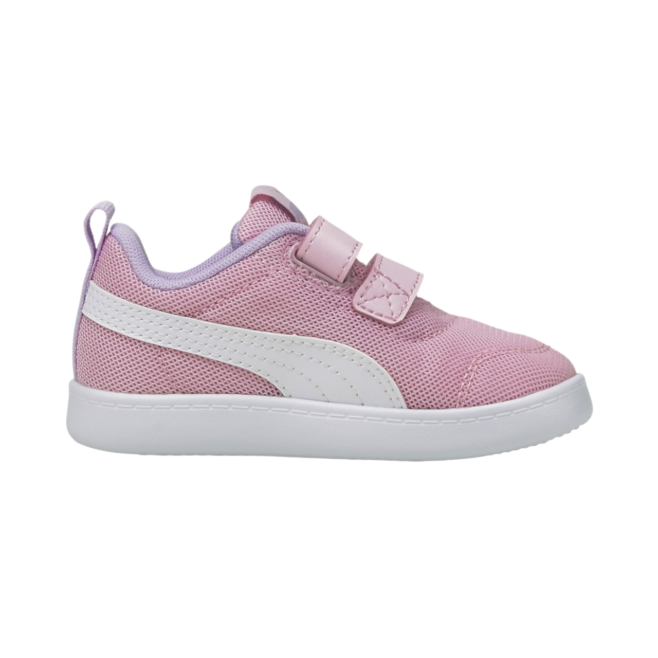 Puma scarpa da ginnastica con strappo da bambina Courtflex v2 Mesh V 371759-08 rosa-bianco