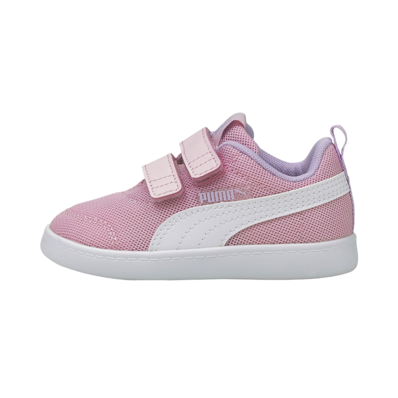Puma scarpa da ginnastica con strappo da bambina Courtflex v2 Mesh V 371759-08 rosa-bianco