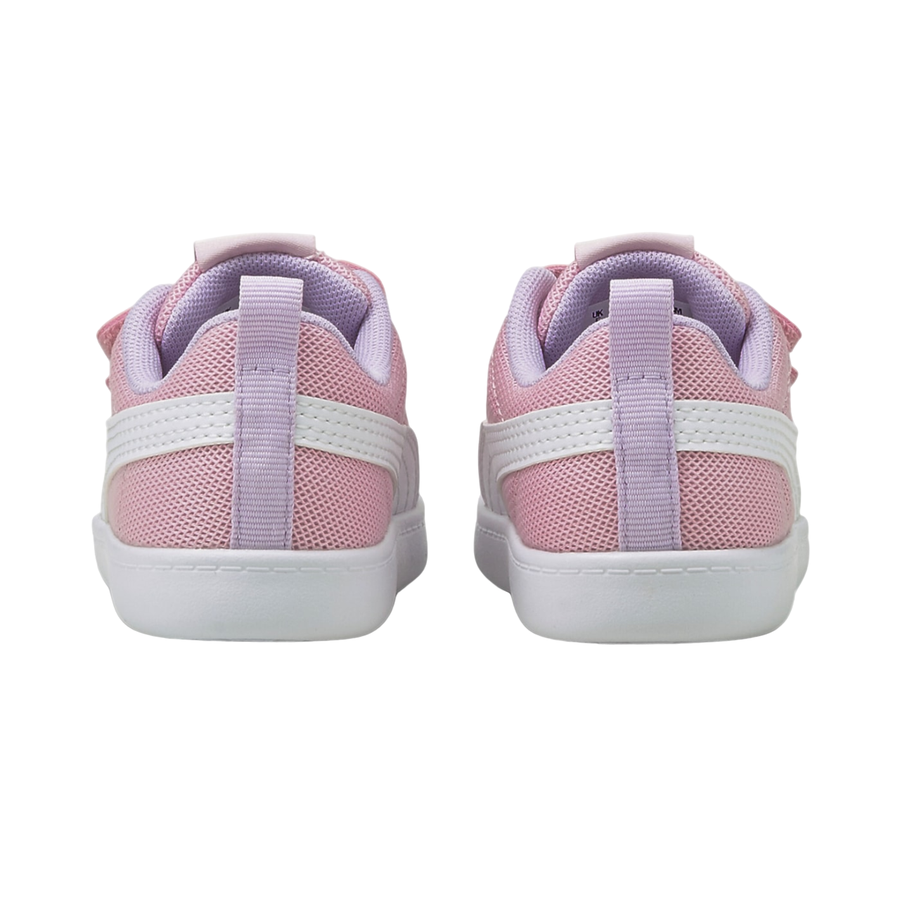 Puma scarpa da ginnastica con strappo da bambina Courtflex v2 Mesh V 371759-08 rosa-bianco 5