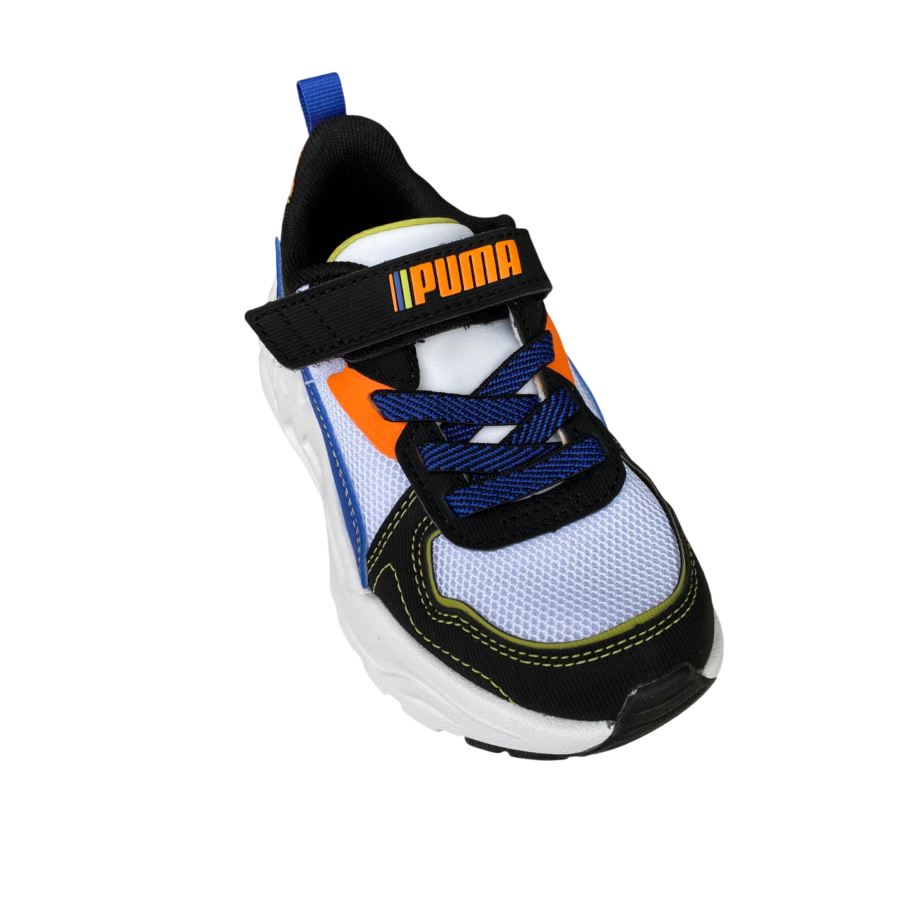 Puma scarpa da ginnastica da bambino Trinity Lite Starblitz 400663-02 bianco-blu