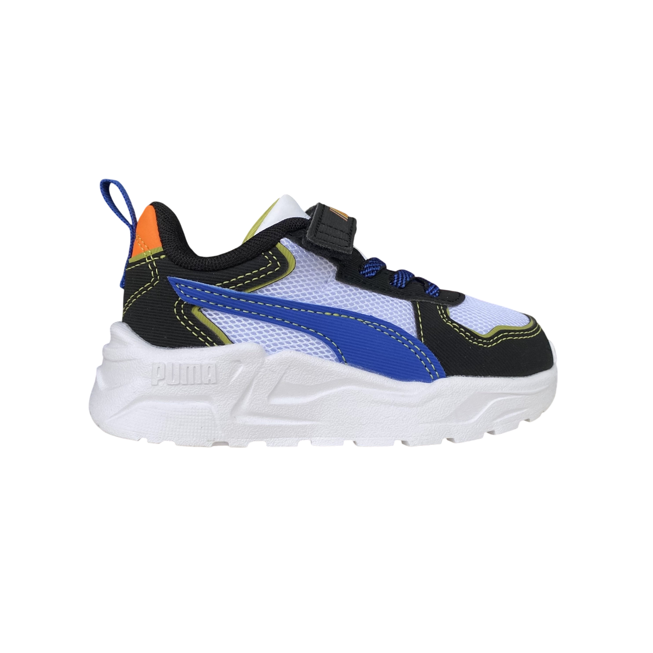 Puma scarpa da ginnastica da bambino Trinity Lite Starblitz AC Inf 400664-02 bianco-blu
