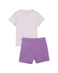 Puma children's set Minicats t-shirt and shorts 845839-59 wisteria-purple
