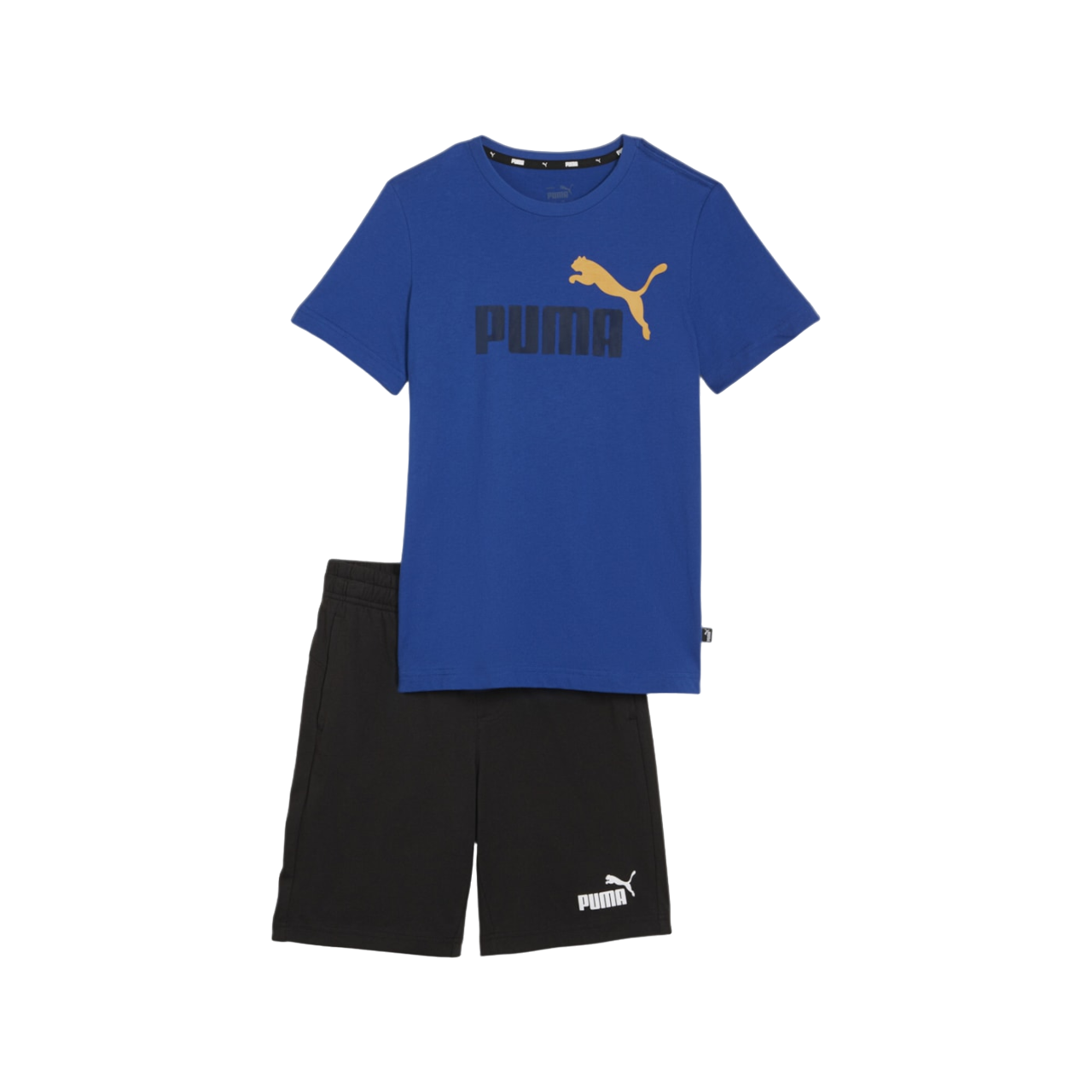 Puma completo maglietta e pantaloncino da ragazzo Jersey Set 847310-18 blu cobalto-blu