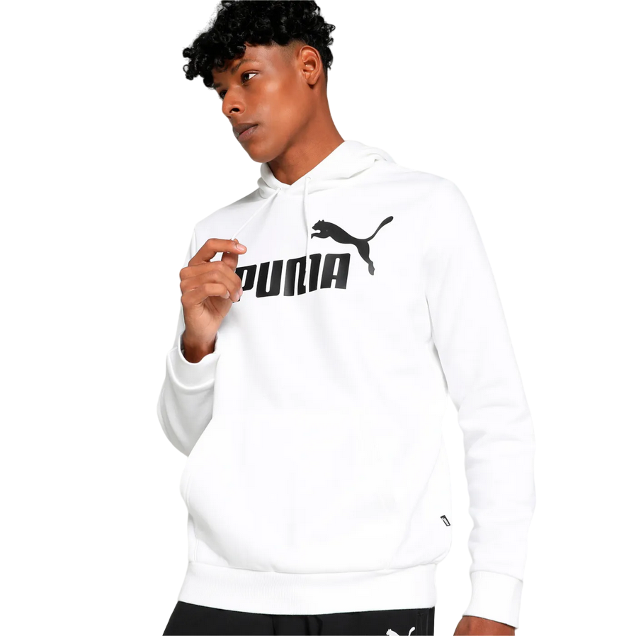 Puma felpa con cappuccio da uomo 586686-02 bianco