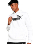 Puma felpa con cappuccio da uomo 586686-02 bianco