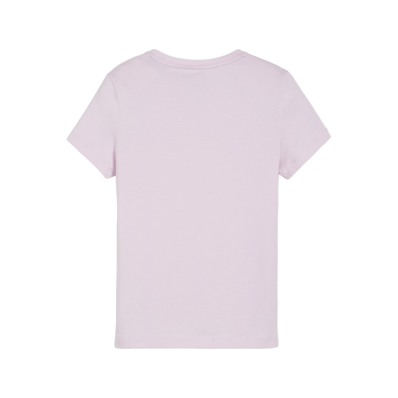 Puma short sleeve t-shirt for girls ESS logo print 587029 60 wisteria