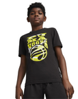 Puma maglietta manica corta da bambino Basketball Blueprint  679282 01 nero