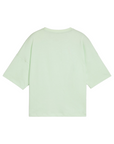 Puma women's short sleeve t-shirt ESS Cropped Logo 586866 88 mint green
