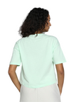 Puma women's short sleeve t-shirt ESS Cropped Logo 586866 88 mint green