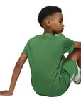 Puma short sleeve t-shirt for boys Ess Mid 90s 679720-86 green