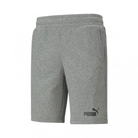 Puma pantaloncino sportivo da uomo in cotone jersey 586742-03 grigio chiaro