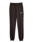 Puma pantalone in felpa da ragazza con polsino ESS+ Sweatpants  672114-56 nero-bronzo