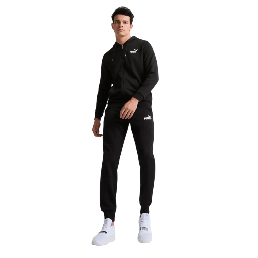 Puma pantalone sportivo da uomo Logo 586714-01 nero