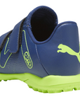 Puma boys' futsal shoe with strap Future Play TT V 107394-03 persia blue-green