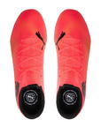Puma men's soccer shoe Future 7 Play TT 107726-03 sunset orange-black