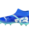 Puma scarpa da calcio da uomo Future 7 Match+ LL FG/AG 107928-01 blu azzurro-bianco