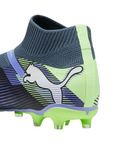 Puma scarpa da calcio da uomo Future 7 Match + LL FG/AG 107928-03 cielo-blu-verde acido