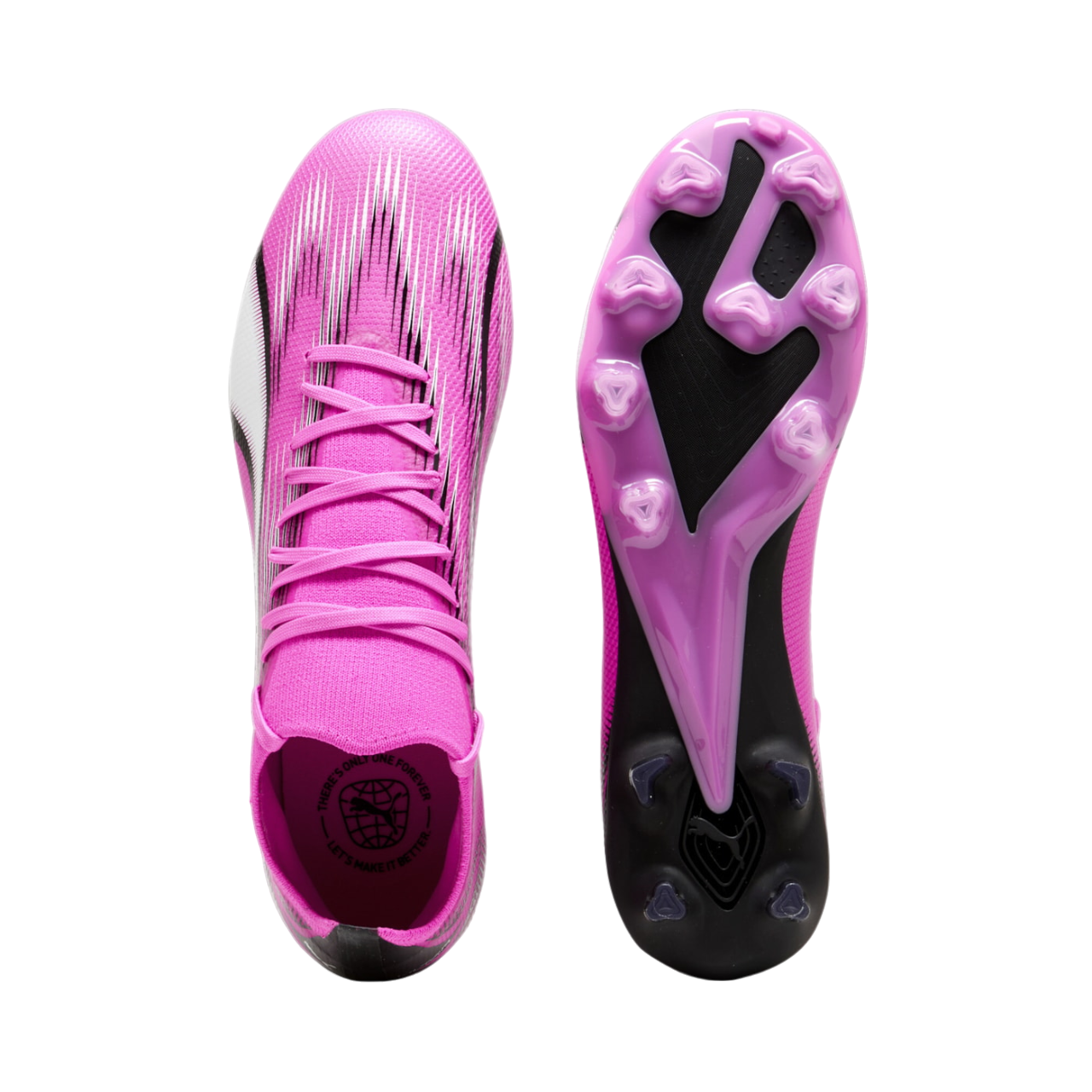Puma men&#39;s football boot Ultra Match FG/AG 107754-01 poison pink