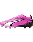 Puma men's football boot Ultra Match FG/AG 107754-01 poison pink