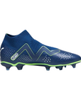 Puma scarpa da calcio senza laccio da uomo Future Match+ LL FG/AG 107366 03 blu persia-bianco-verde