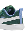 Puma sneakers with strap for children Courtflex v2 Mesh V 371759 18 screw green