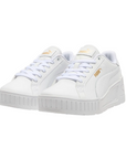 Puma scarpa sneaker da donna con rialzo Karmen Wedge 390985-07 bianco-oro