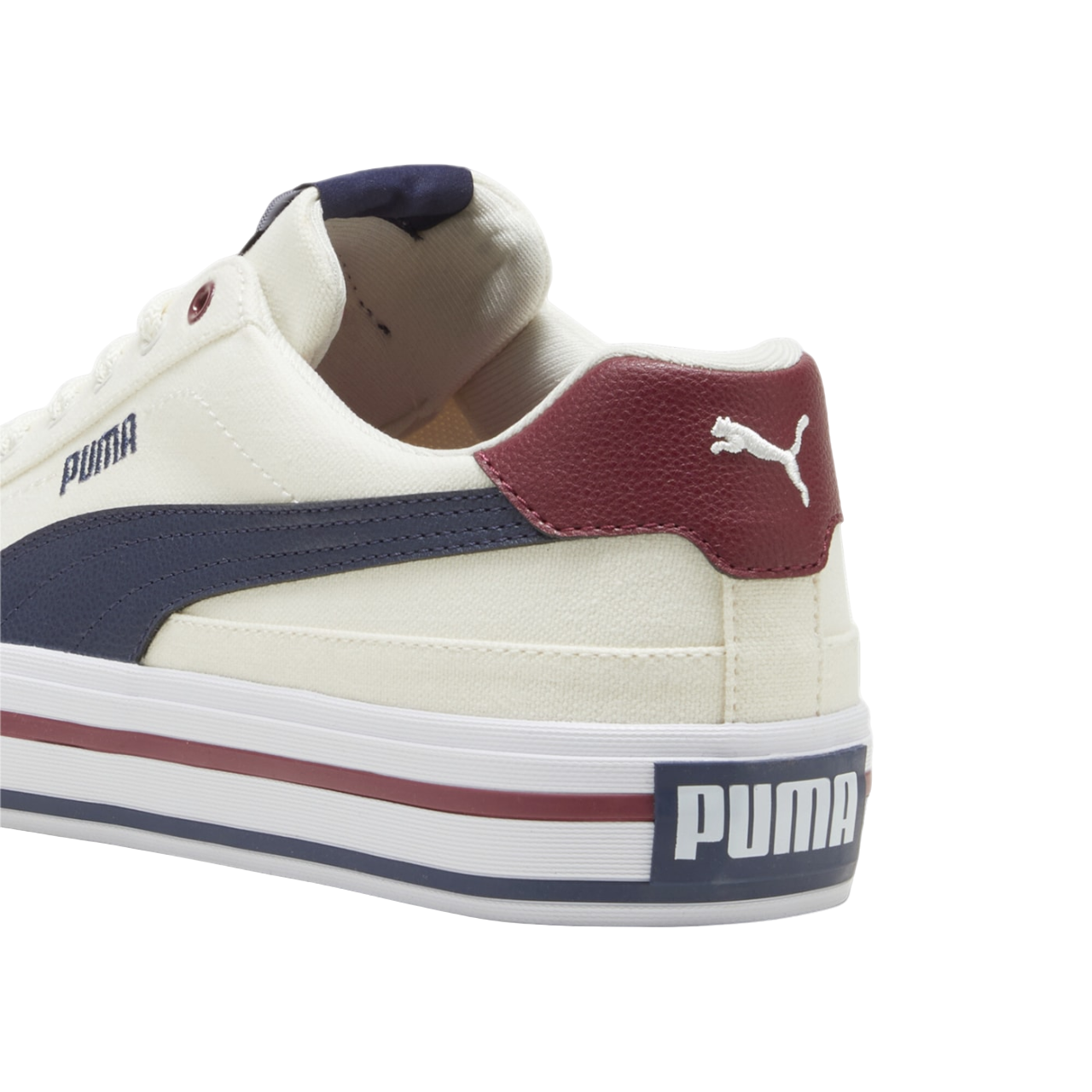 Puma Court Classic Vulc FS 396353-01 white-blue adult sneakers shoe
