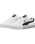 Puma scarpa sneakers da adulto Court Classic Vulc FS 396353-02 bianco-nero