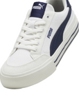 Puma Court Classic Vulc FS 396353-04 white-blue adult sneakers shoe