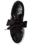 Puma women's sneakers Basket Heart Patent 363073 01 black