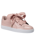 Puma scarpa sneakers da donna Basket Heart Patent 363073 11 rosa