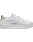 Puma Karmen Metallic Shine women's sneakers shoe 395099-01 white