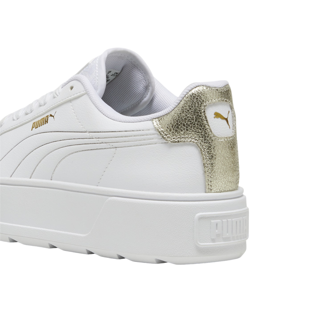 Puma Karmen Metallic Shine women&#39;s sneakers shoe 395099-01 white