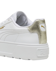 Puma Karmen Metallic Shine women's sneakers shoe 395099-01 white