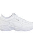 Puma scarpa sneakers da donna con rialzo Cilia Mode 371125-02 bianco