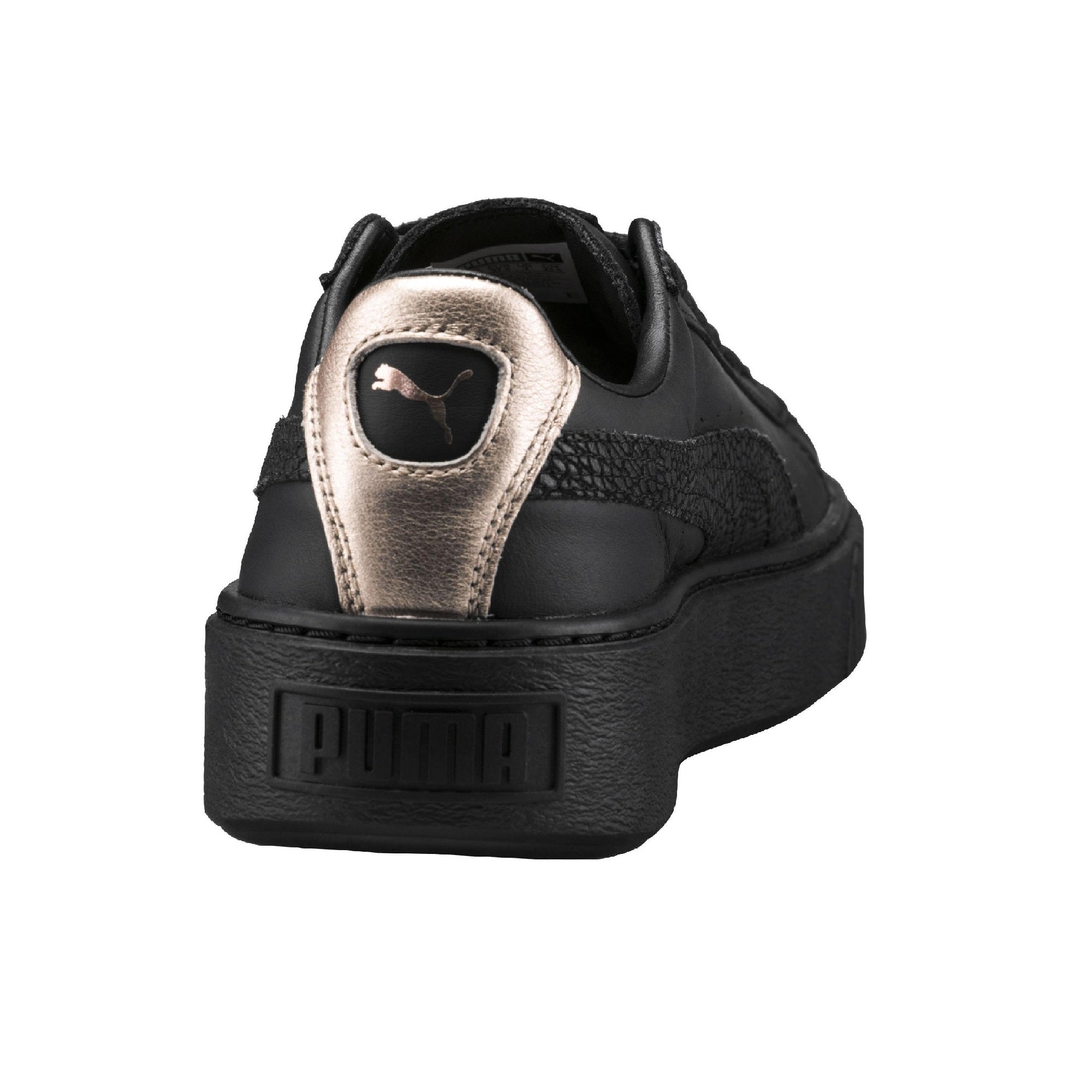 Puma women&#39;s sneakers shoe with wedge Basket Euphoria RG 366814 01 black