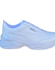 Puma scarpa sneakers da donna con zeppa Cilia Mode 371152-02 bianco