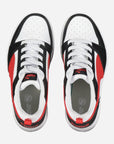 Puma scarpa sneakers da ragazzi Rebound v6 396742-04 bianco-rosso-nero