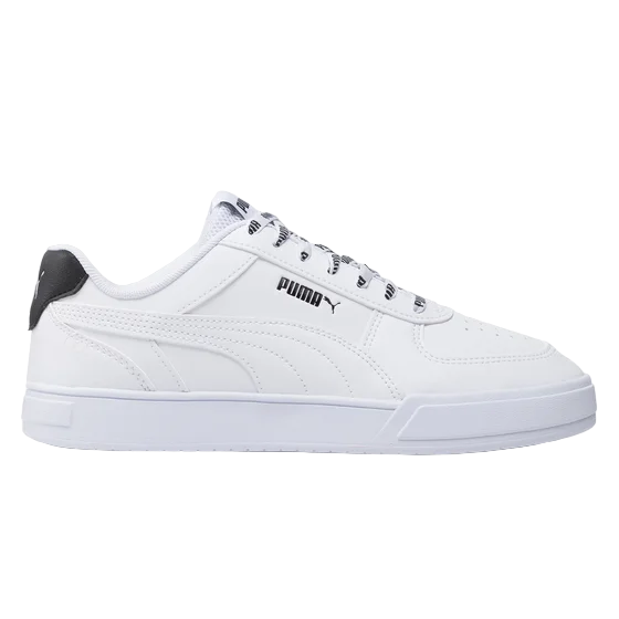 Puma scarpa sneakers da uomo Caven Logomania 383857-01 bianco