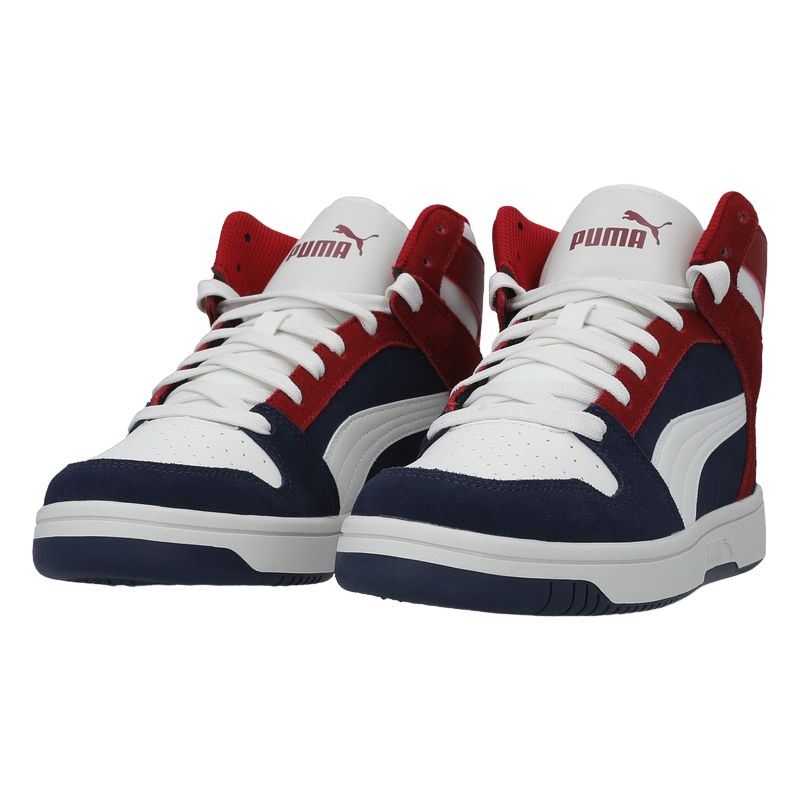 Puma men&#39;s sneakers shoe Rebound Layup SD 370219 04 dark red chalk blue