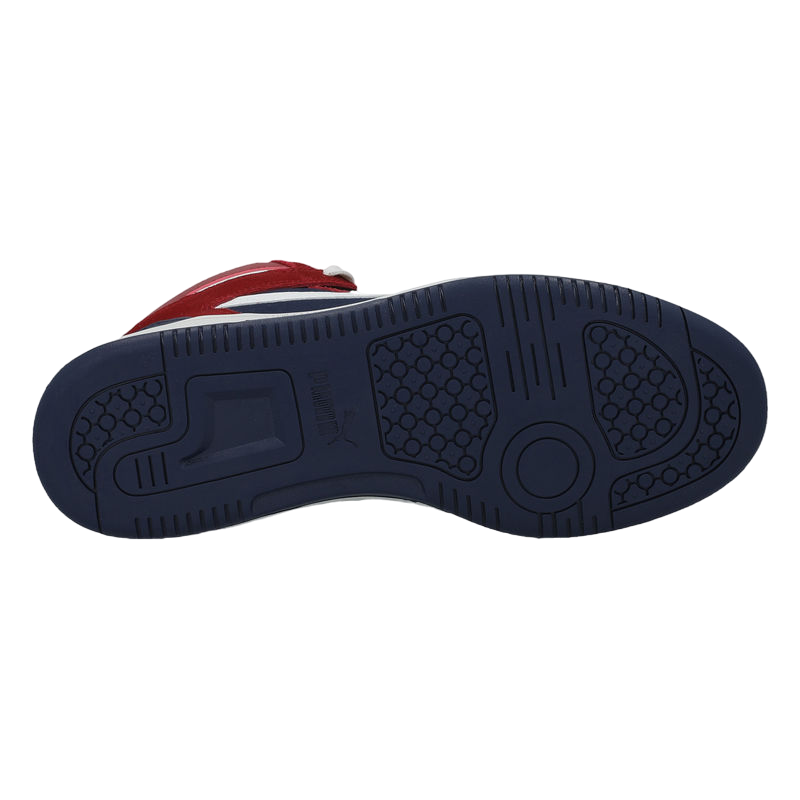 Puma scarpa sneakers da uomo Rebound Layup SD 370219 04 blu gesso rosso scuro