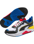 Puma scarpa sneakers da uomo X-Ray 372602 03 bianco rosso blu 