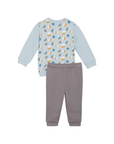 Puma sports tracksuit with crew neck sweatshirt for children 679280-22 ESS 679280-22 turquoise-grey