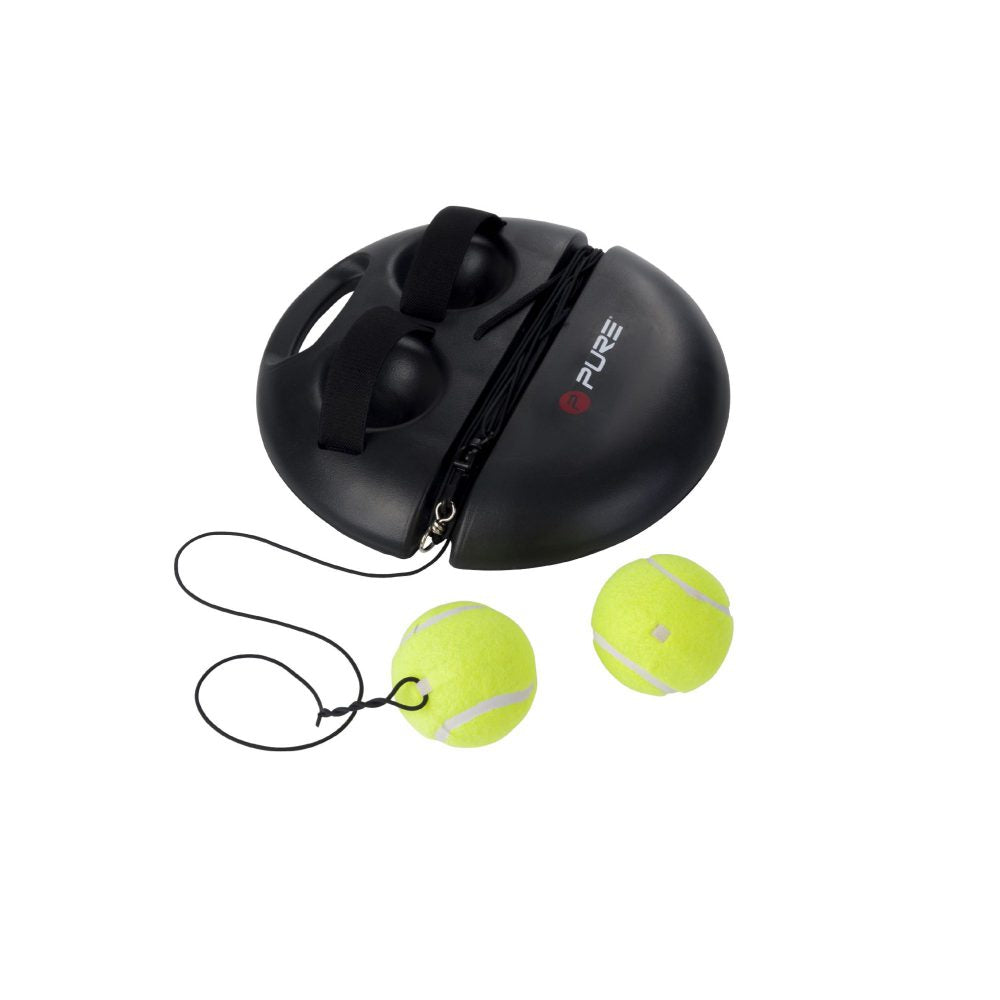 Kit completo Pure 2Improve Solo Tennis Trainer con palline e cavo cinetico estensibile fino a 15m