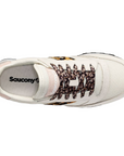 Saucony women's sneakers with lift Jazz Triple S60727-2 beige leopard