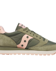 Saucony Originals scarpa sneakers da donna Jazz S1044-695 oliva-pesca