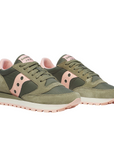 Saucony Originals scarpa sneakers da donna Jazz S1044-695 oliva-pesca