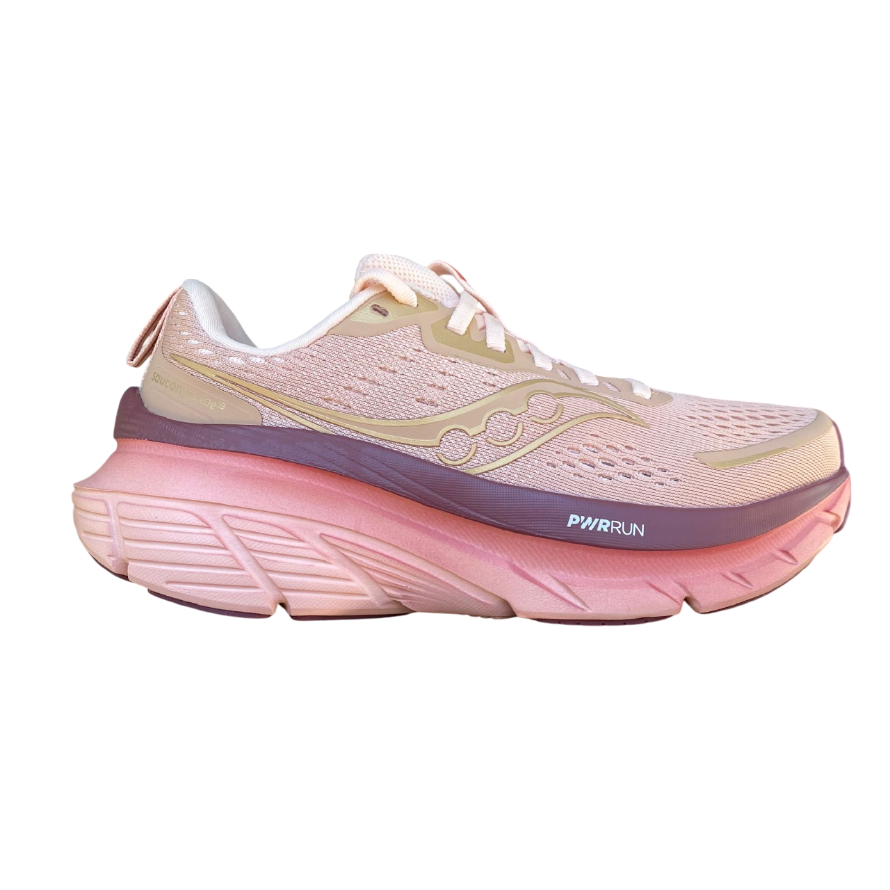Scarpe da running Saucony Guide 18 S10998-222 donna rosa con tecnologia stabilità