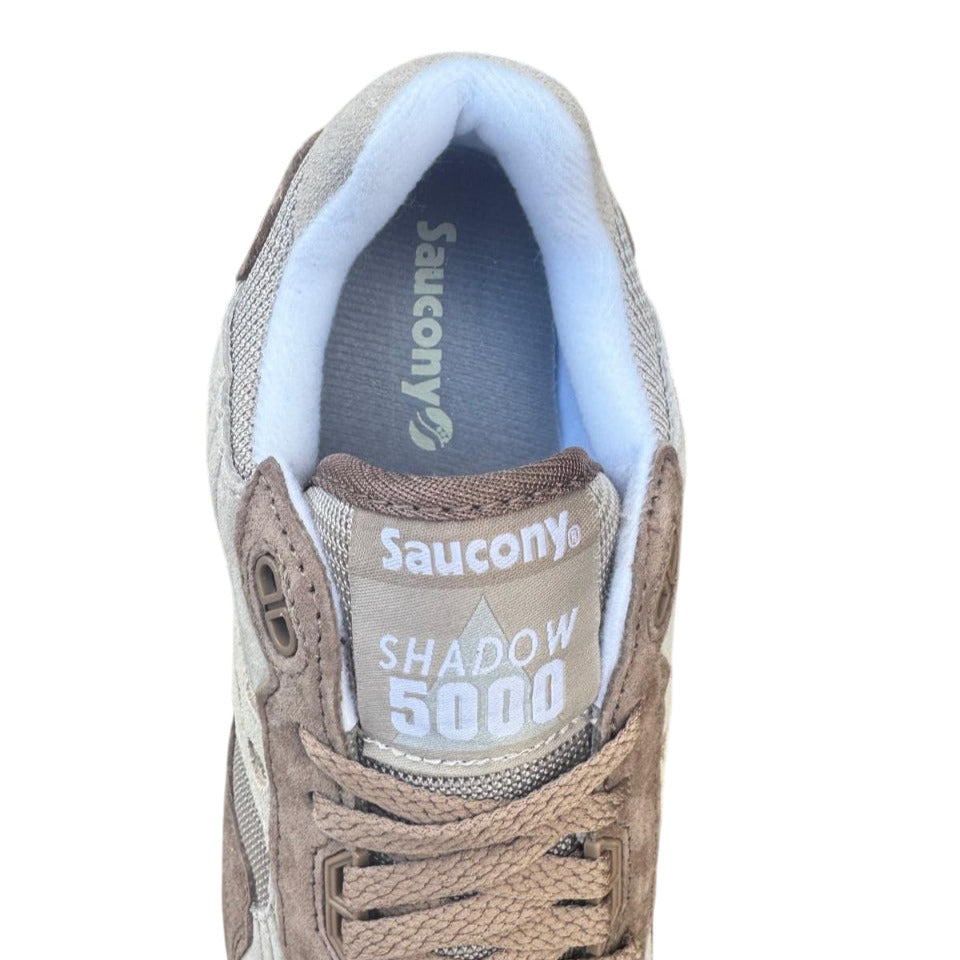 Saucony Originals sneakers uomo Shadow 5000 S70665-42 ghiaia-grigio particolare linguetta