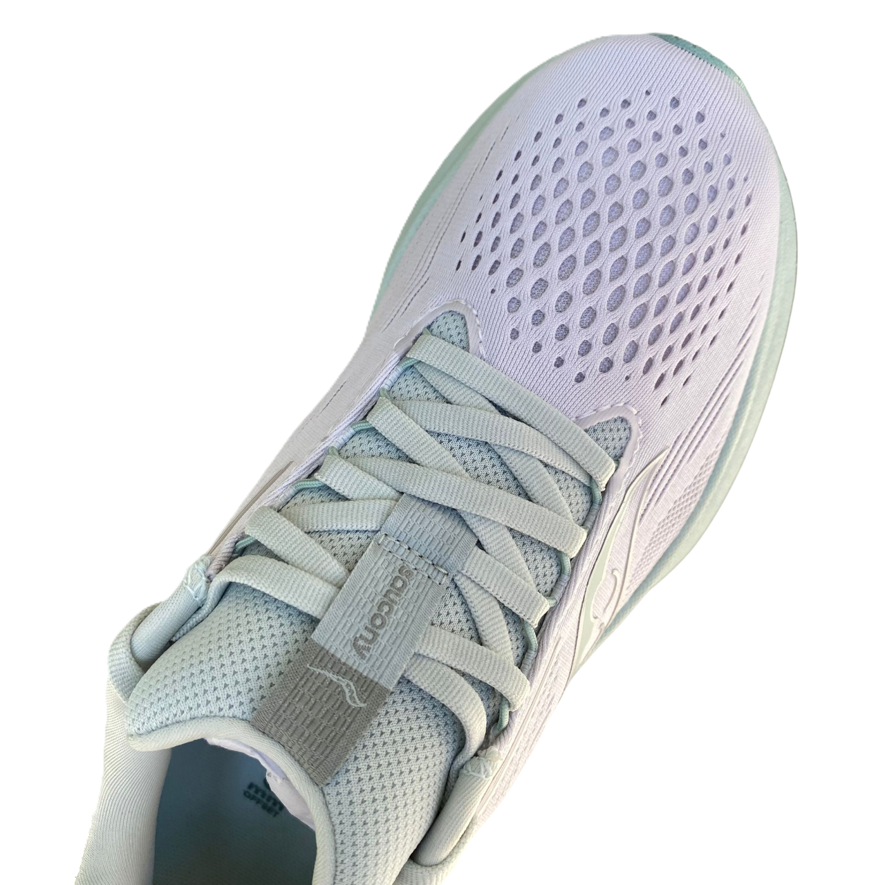Saucony Ride 18 tomaia mesh traspirante grigio donna elegante